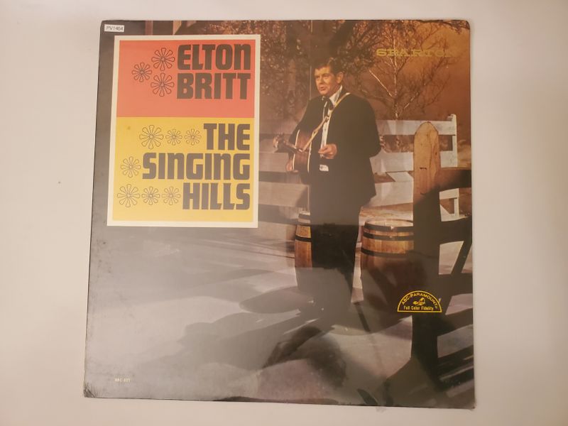 Elton Britt The Singing Hills vinyl record